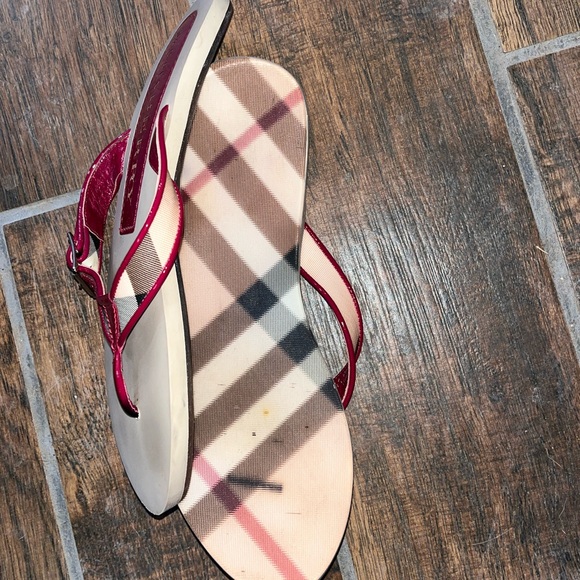 Burberry Sandals Women Size 41 Red US size 10.5 - Picture 7 of 12